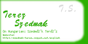 terez szedmak business card